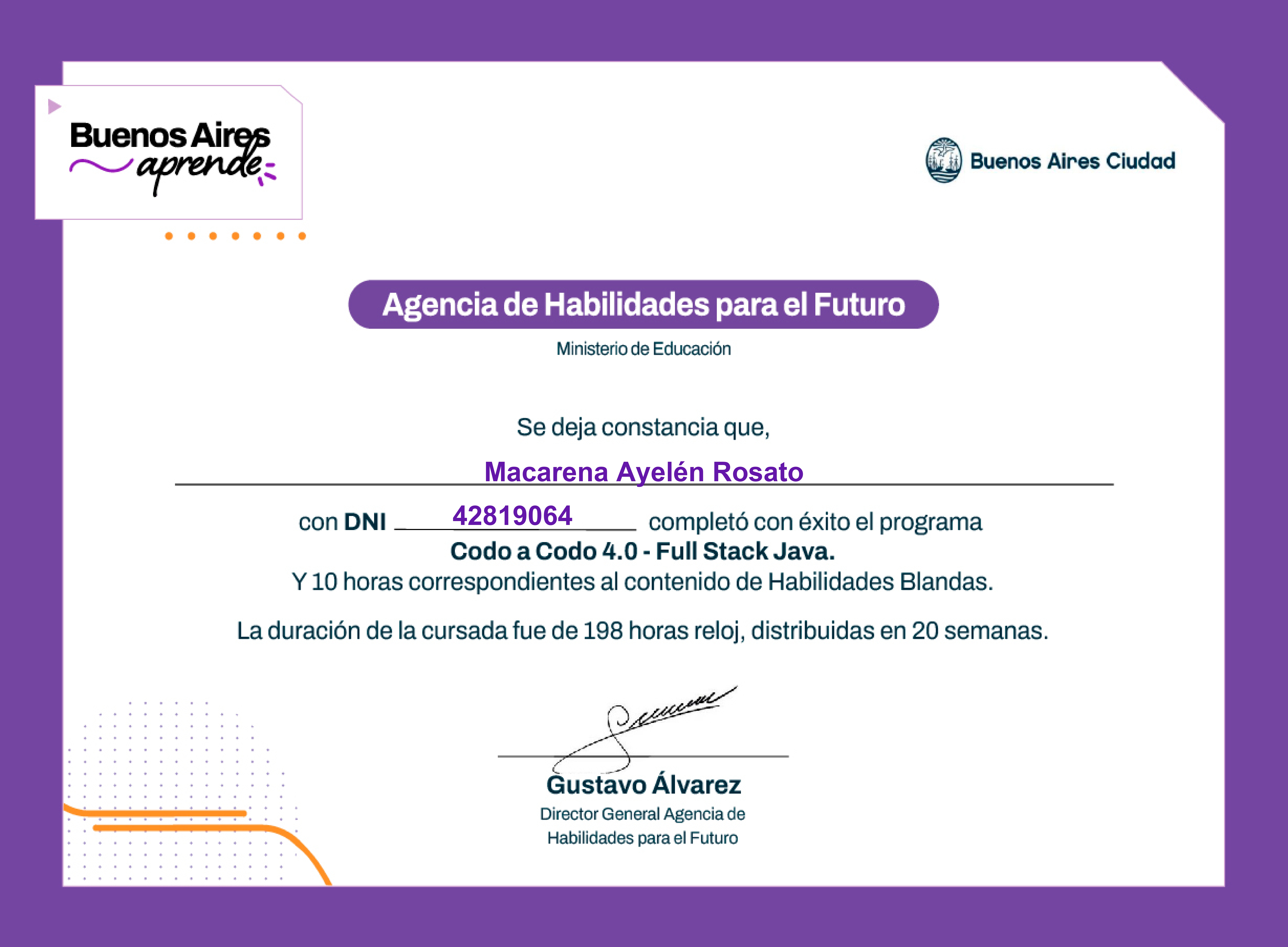 Diploma CAC - Desarrollo Full Stack Java
